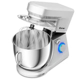 7.5 夸脱倾斜头立式搅拌机，带面团钩 - 银色 7.5 Qt Tilt-Head Stand Mixer with Dough Hook-Silver