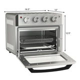 19 夸脱脱水对流空气炸锅烤箱，带 5 个配件 19 Qt Dehydrate Convection Air Fryer Toaster Oven with 5 Accessories