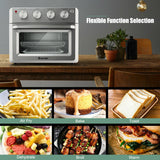 19 夸脱脱水对流空气炸锅烤箱，带 5 个配件 19 Qt Dehydrate Convection Air Fryer Toaster Oven with 5 Accessories