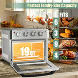 19 夸脱脱水对流空气炸锅烤箱，带 5 个配件 19 Qt Dehydrate Convection Air Fryer Toaster Oven with 5 Accessories