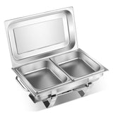 2 件装不锈钢全尺寸火锅 2 Packs Stainless Steel Full-Size Chafing Dish