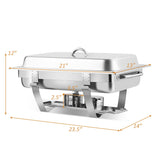 2 件装不锈钢全尺寸火锅 2 Packs Stainless Steel Full-Size Chafing Dish