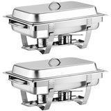 2 件装不锈钢全尺寸火锅 2 Packs Stainless Steel Full-Size Chafing Dish