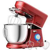 7.5 夸脱倾斜头立式搅拌机带面团钩-红色 7.5 Qt Tilt-Head Stand Mixer with Dough Hook-Red