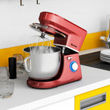 7.5 夸脱倾斜头立式搅拌机带面团钩-红色 7.5 Qt Tilt-Head Stand Mixer with Dough Hook-Red