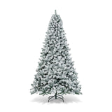 9 英尺人造圣诞树，带优质雪绒铰链 9 Feet Artificial Christmas Tree with Premium Snow Flocked Hinged