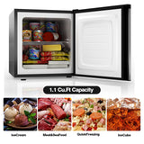 1.1 立方英尺紧凑型单门迷你立式冰柜 1.1 cu.ft. Compact Single Door Mini Upright Freezer