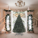 4.5 英尺 PVC 预亮人造铰链圣诞树 4.5 Feet PVC Pre-lit Artificial Hinged Christmas Tree