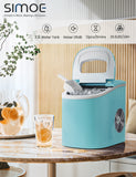 迷你便携式紧凑型电动制冰机-绿色 Mini Portable Compact Electric Ice Maker Machine-Green