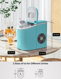 迷你便携式紧凑型电动制冰机-绿色 Mini Portable Compact Electric Ice Maker Machine-Green