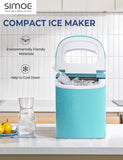 迷你便携式紧凑型电动制冰机-绿色 Mini Portable Compact Electric Ice Maker Machine-Green