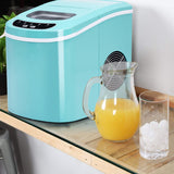 迷你便携式紧凑型电动制冰机-绿色 Mini Portable Compact Electric Ice Maker Machine-Green