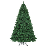 7.5 英尺预亮人造云杉圣诞树，配有 550 盏节日彩灯 7.5 Feet Pre-Lit Artificial Spruce Christmas Tree with 550 Multicolor Lights for Festival