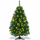 4 英尺桌面人造圣诞树，带 LED 灯 4 Feet Tabletop Artificial Christmas Tree with LED Lights