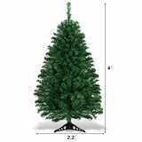 4 英尺桌面人造圣诞树，带 LED 灯 4 Feet Tabletop Artificial Christmas Tree with LED Lights