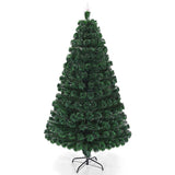 5/6/7 英尺多色人造圣诞树带 LED 灯和金属支架 - 7 英尺 5/6/7 Feet Multicolor Artificial Christmas Tree with LED Light and Metal Stand-7 Feet