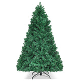 7 英尺 PVC 人造圣诞树，带 LED 灯 - 7 英尺 7 Feet PVC Artificial Christmas Tree with LED Lights-7 ft