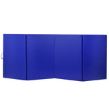 4 英尺 x 10 英尺厚折叠面板体操垫 - 蓝色 4 Feet x 10 Feet Thick Folding Panel Gymnastics Mat-Blue