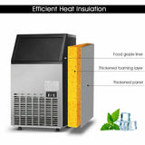 便携式内置不锈钢商用制冰机 Portable Built-In Stainless Steel Commercial Ice Maker