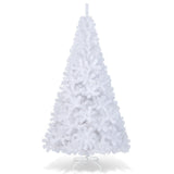 7 英尺白色圣诞树，带实心金属支架 - 7 英尺 7 ft White Christmas Tree with Solid Metal Stand-7 ft