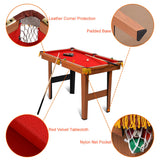 48 英寸迷你桌面台球桌游戏台球套装 48 Inch Mini Table Top Pool Table Game Billiard Set