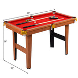 48 英寸迷你桌面台球桌游戏台球套装 48 Inch Mini Table Top Pool Table Game Billiard Set