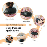 指压颈部热力深层组织按摩器 3D-揉捏-黑色 Shiatsu Neck Massager with Heat and Deep Tissue 3D-Kneading-Black