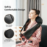 指压颈部热力深层组织按摩器 3D-揉捏-黑色 Shiatsu Neck Massager with Heat and Deep Tissue 3D-Kneading-Black