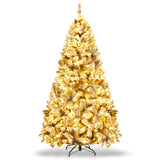 预亮优质雪植绒铰接人造圣诞树 - 6 英尺 Pre-Lit Premium Snow Flocked Hinged Artificial Christmas Tree-6 ft