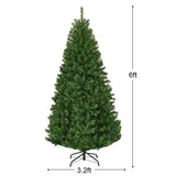 人造高级铰接圣诞树 - 6 英尺 Artificial Premium Hinged Christmas Tree-6 ft