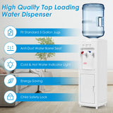 5 加仑冷热水饮水机带儿童安全锁 5 Gallons Hot and Cold Water Cooler Dispenser with Child Safety Lock