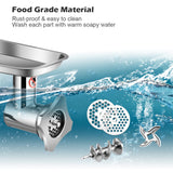 重型 1.5HP 1100W 550LB/h 商业级绞肉机 Heavy Duty 1.5HP 1100W 550LB/h Commercial Grade Meat Grinder