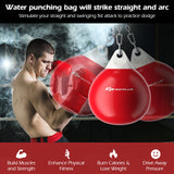 18 英寸 110 磅重冲水水包带可调节金属链 - 红色 18 Inch 110 Pound Heavy Punching Water Aqua Bag with Adjustable Metal Chain-Red