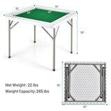 四人铁架麻将桌 4-Player Mahjong Game Table with Iron Frame