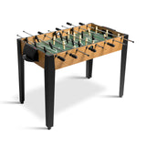 48 英寸比赛尺寸家用休闲木制足球桌 - 棕色 48 Inch Competition Sized Home Recreation Wooden Foosball Table-Brown