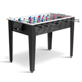 48 英寸竞赛尺寸家用休闲木制足球桌 - 黑色 48 Inch Competition Sized Home Recreation Wooden Foosball Table-Black