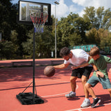 高度可调节便携式防碎篮板篮球框带 2 个网 Height Adjustable Portable Shatterproof Backboard Basketball Hoop with 2 Nets