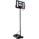 高度可调节便携式防碎篮板篮球框带 2 个网 Height Adjustable Portable Shatterproof Backboard Basketball Hoop with 2 Nets