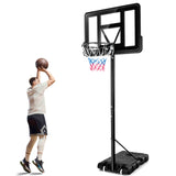 带防碎篮板轮的可调节便携式篮球架 Adjustable Portable Basketball Hoop Stand with Shatterproof Backboard Wheels