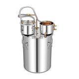 5/10 加仑 22/38 L 水酒精蒸馏器，适用于 DIY 威士忌 - 10 加仑 5/10 Gal 22/38 L Water Alcohol Distiller for DIY Whisky-10 Gal