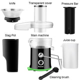 2速广口果蔬离心电动榨汁机 2 Speed Wide Mouth Fruit and Vegetable Centrifugal Electric Juicer