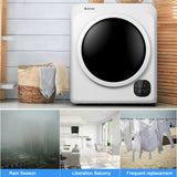 1700W 电动滚筒洗衣烘干机带钢桶 1700W Electric Tumble Laundry Dryer with Steel Tub