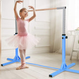 儿童可调节体操杆单杠-蓝色 Adjustable Gymnastics Bar Horizontal Bar for Kids-Blue