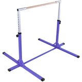 儿童可调体操单杠-紫色 Adjustable Gymnastics Bar Horizontal Bar for Kids-Purple