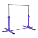 儿童可调体操单杠-紫色 Adjustable Gymnastics Bar Horizontal Bar for Kids-Purple