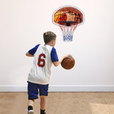 壁挂式风扇篮板，带篮球框和 2 个网 Wall Mounted Fan Backboard with Basketball Hoop and 2 Nets