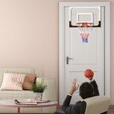 门外迷你篮球框包括篮球和 2 个网 Over-The-Door Mini Basketball Hoop Includes Basketball and 2 Nets