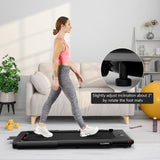 2.25HP 二合一折叠跑步机 带APP音箱遥控-黑色 2.25HP 2 in 1 Folding Treadmill with APP Speaker Remote Control-Black