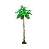 6 英尺 LED 发光人造棕榈树夏威夷风格热带带水袋 6 FT LED Lighted Artificial Palm Tree Hawaiian Style Tropical with Water Bag