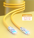 Wekome WDC-187 C-L超快数据线 白色/黄色 Wingle SPF Cable PD20W